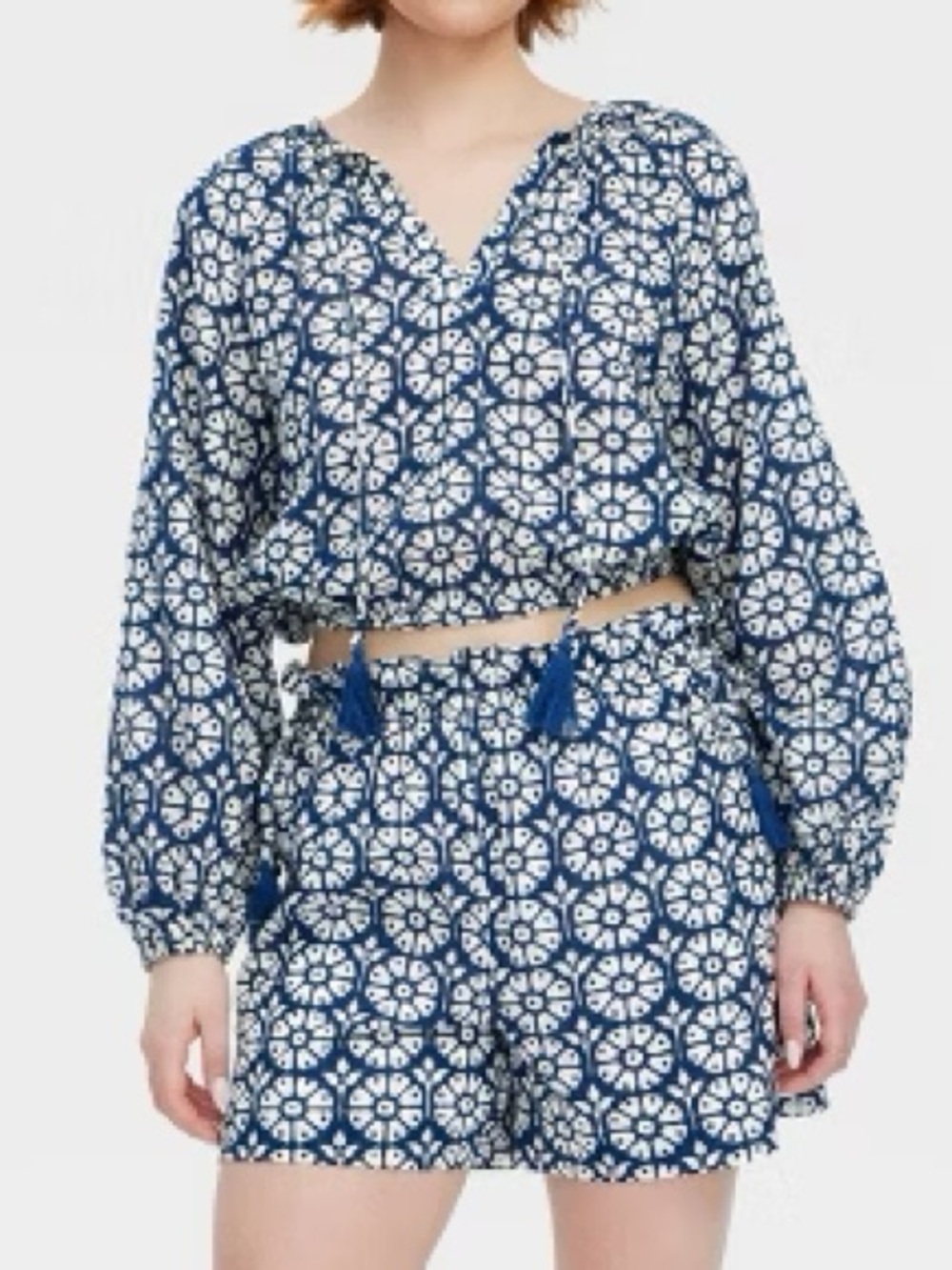 Roller Rabbit Target Daisy Floral long sleeve Blouse